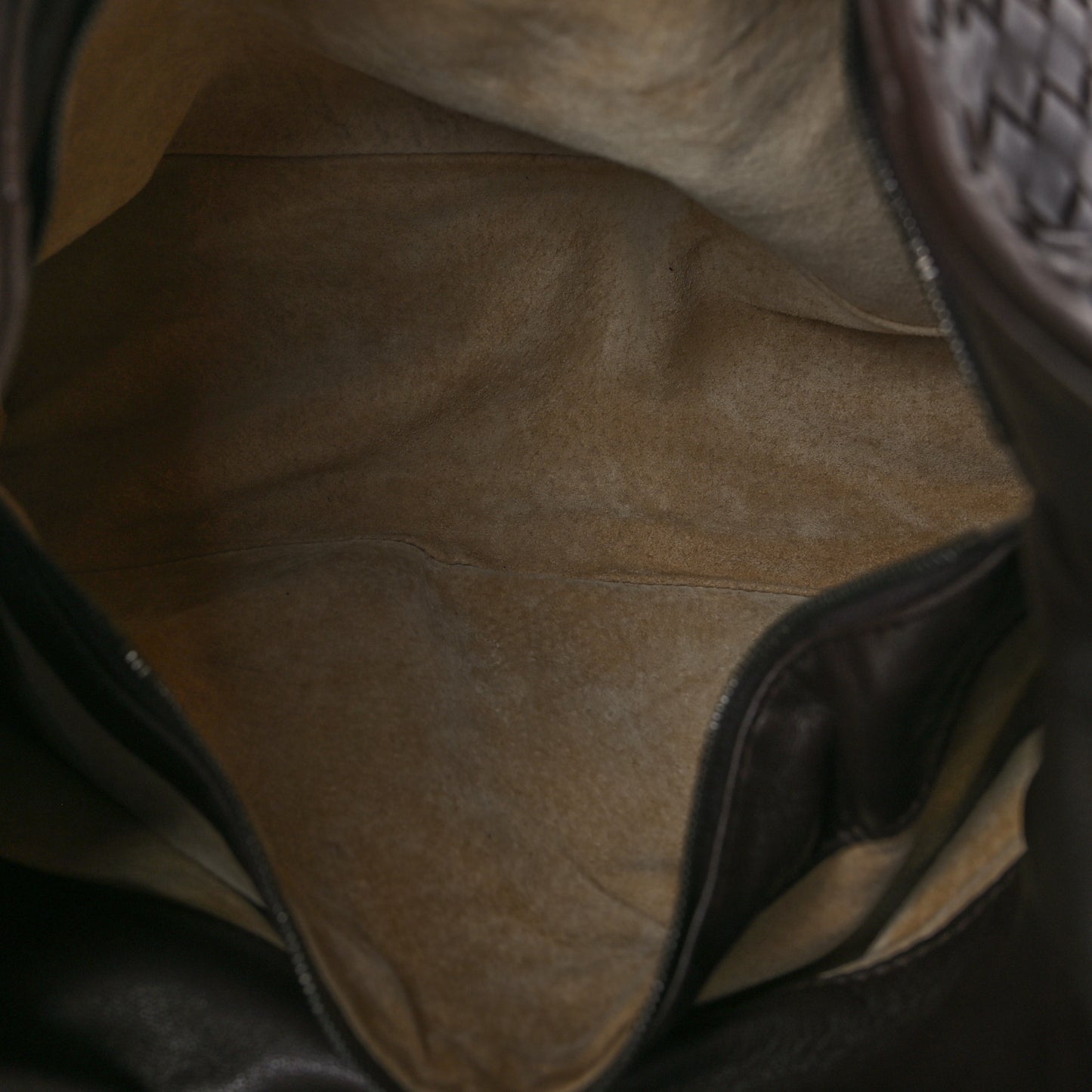 Nappa Intrecciato Ball Hobo Coffee