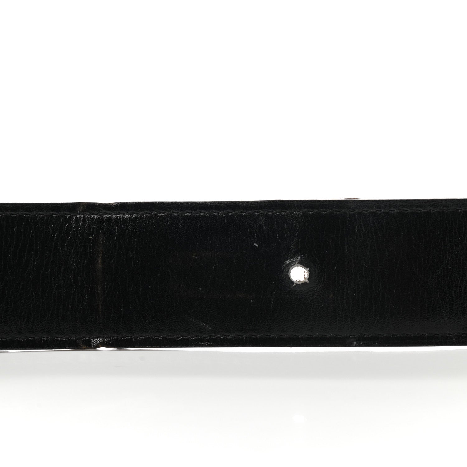 Hermes Box Togo 32mm H Belt 85 Black Gold 5 of 17