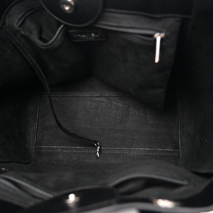 Chanel Caviar Small Studded Deauville Tote Black 5 of 13