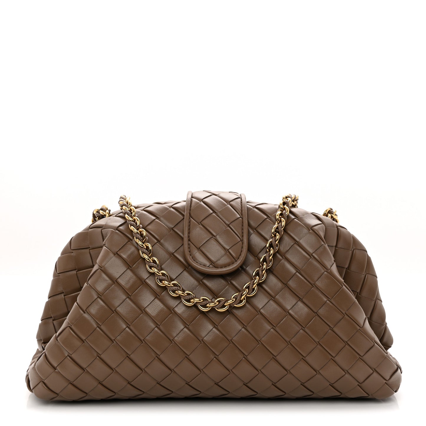 Nappa Intrecciato Teen The Lauren 1980 Clutch With Chain Pinecone