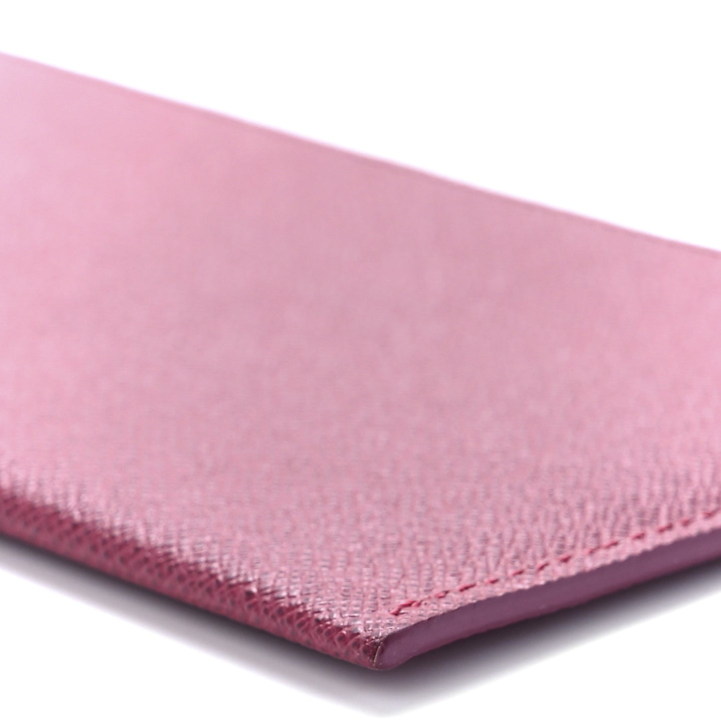 Calfskin Felicie Card Holder Insert Fuchsia