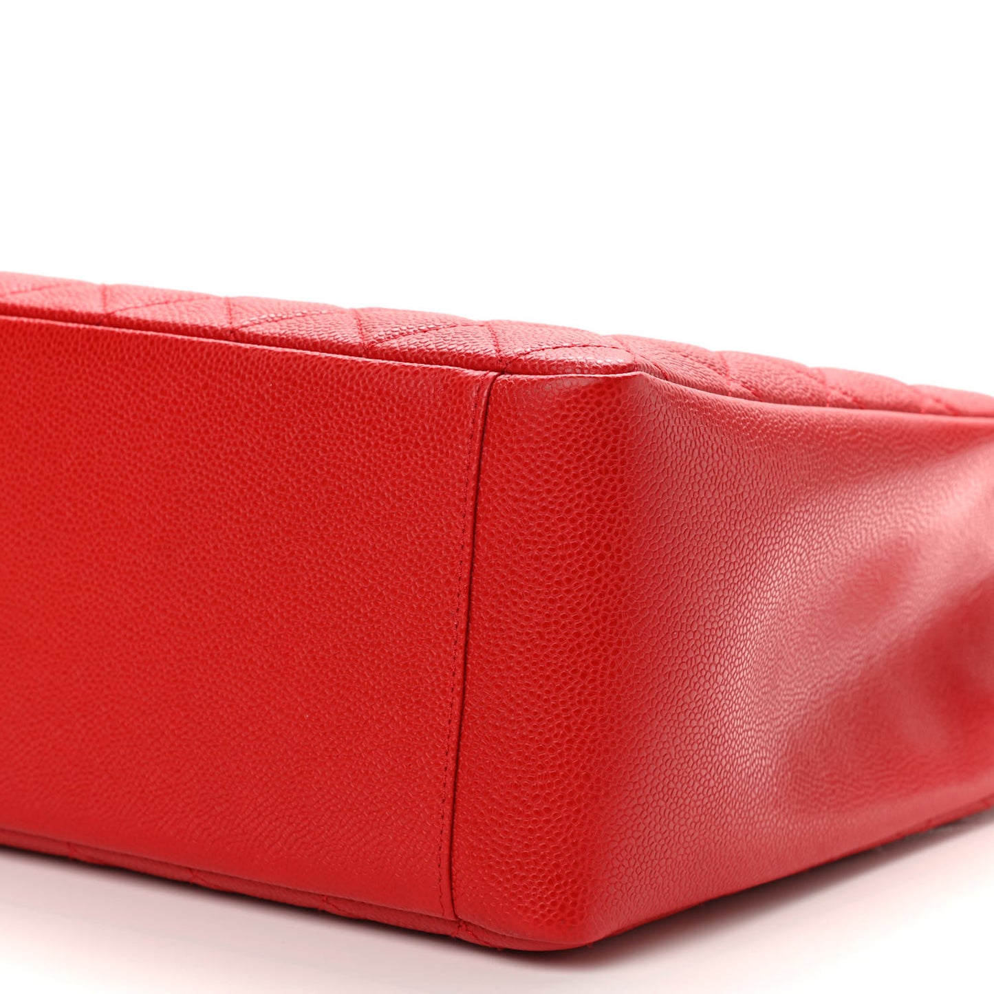 Caviar Quilted Grand Shopping Tote GST Red