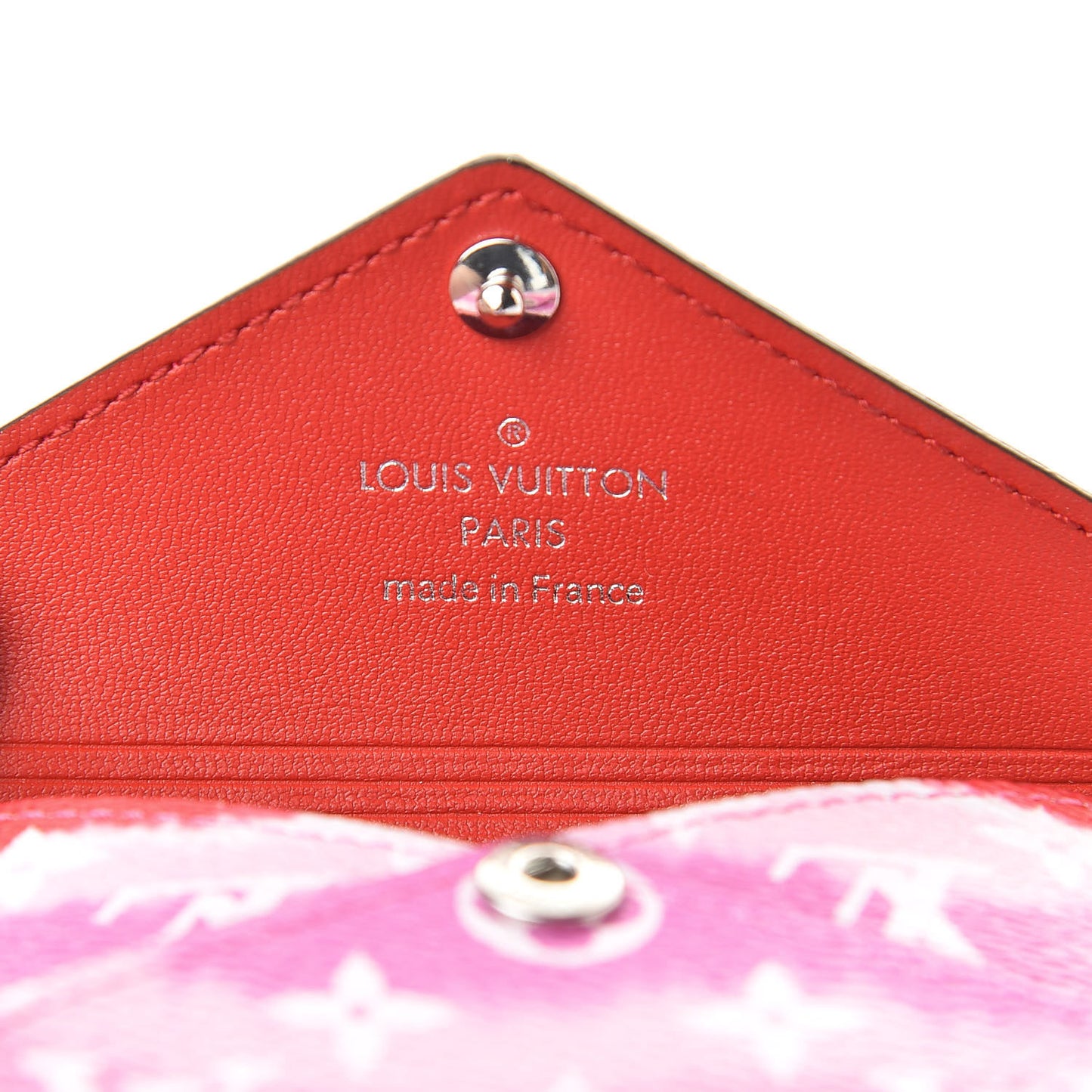 Monogram Escale Small Kirigami Pochette Insert Red