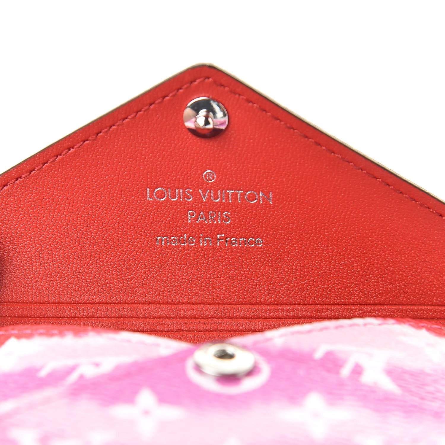Louis Vuitton Monogram Escale Small Kirigami Pochette Insert Red 6 of 7
