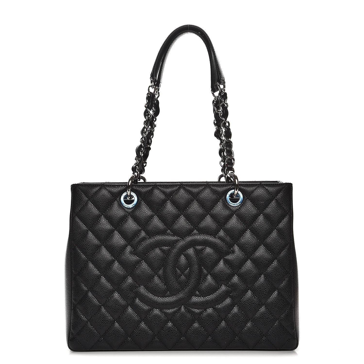 Chanel Caviar Quilted Grand Shopping Tote GST Black 1 of 8