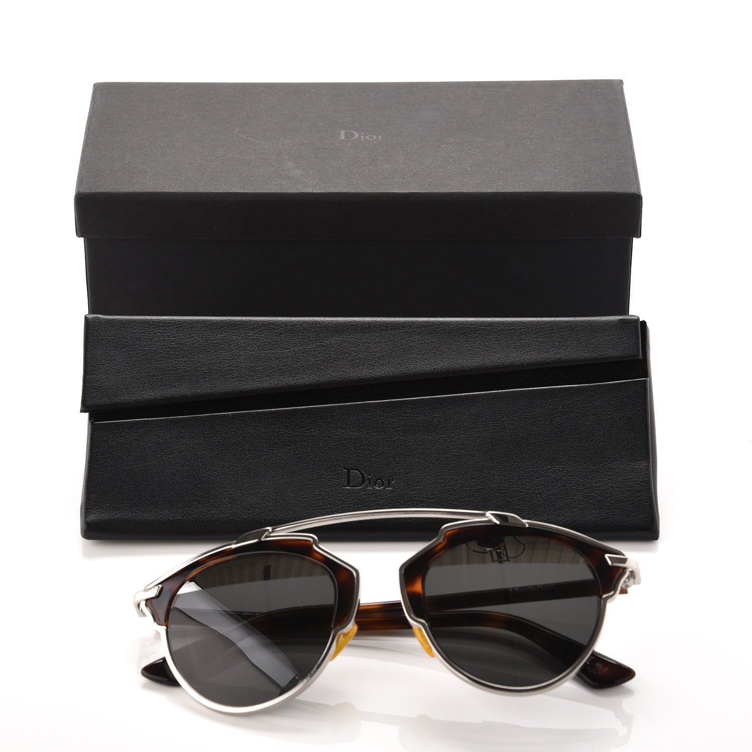 Christian Dior So Real Sunglasses Palladium Havana 8 of 8
