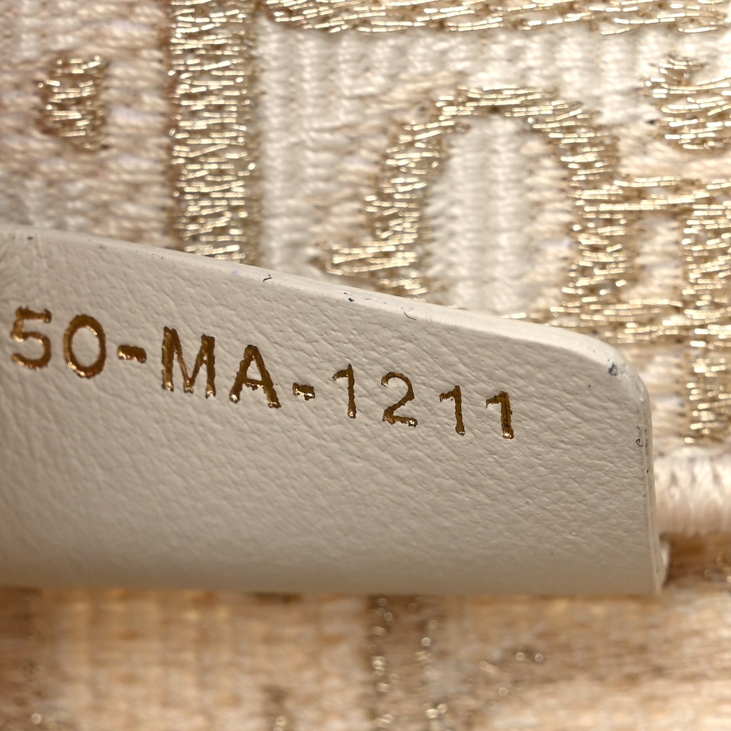 Oblique Medium Book Tote Gold Multicolor