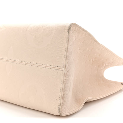 Louis Vuitton Empreinte Monogram Giant Onthego GM Creme 10 of 12