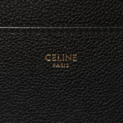 Celine Soft Grained Calfskin Sangle Bucket Bag Black 6 of 10