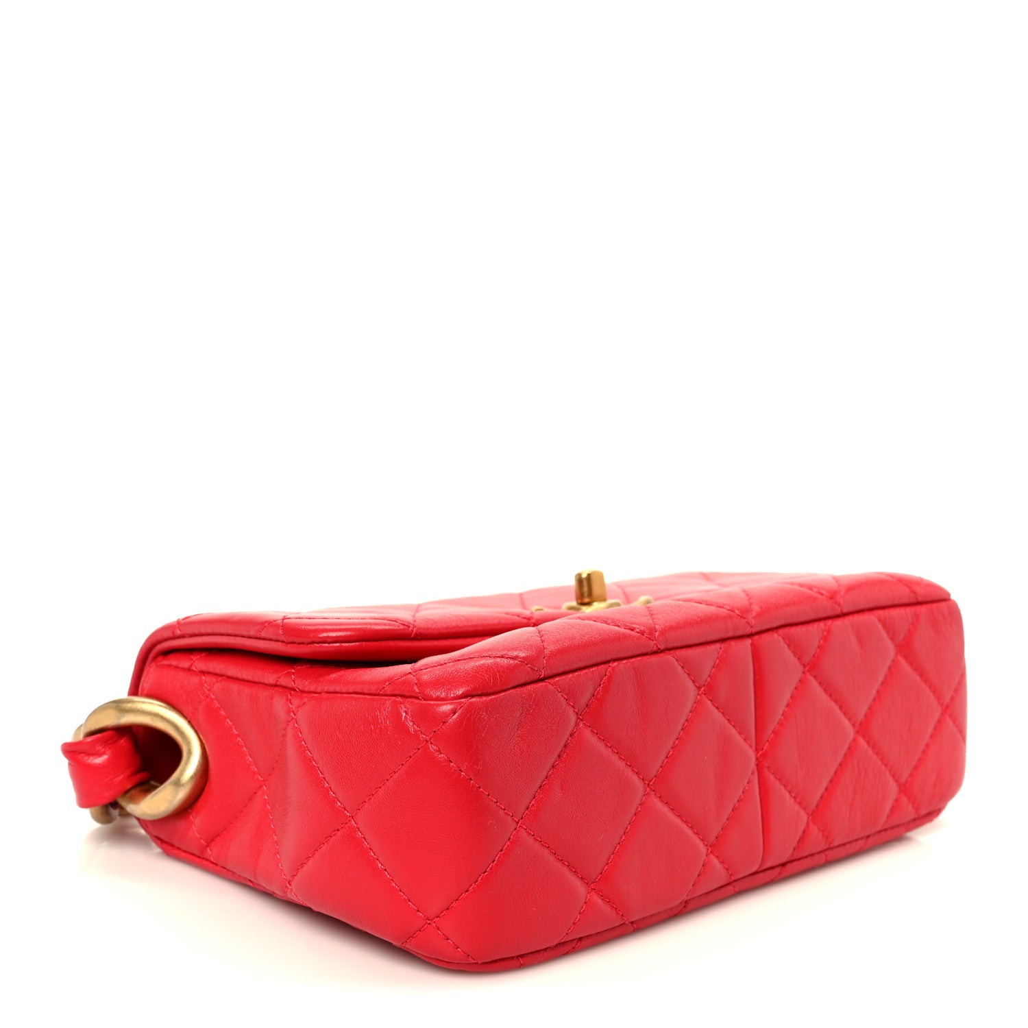 Chanel Lambskin Quilted Small Flap Red 4 of 10