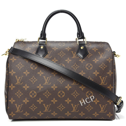 Louis Vuitton Monogram My World Tour Speedy Bandouliere 30 Black 1 of 12