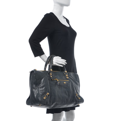 Balenciaga Agneau Giant 12 Gold Hardware Work Anthracite 2 of 11