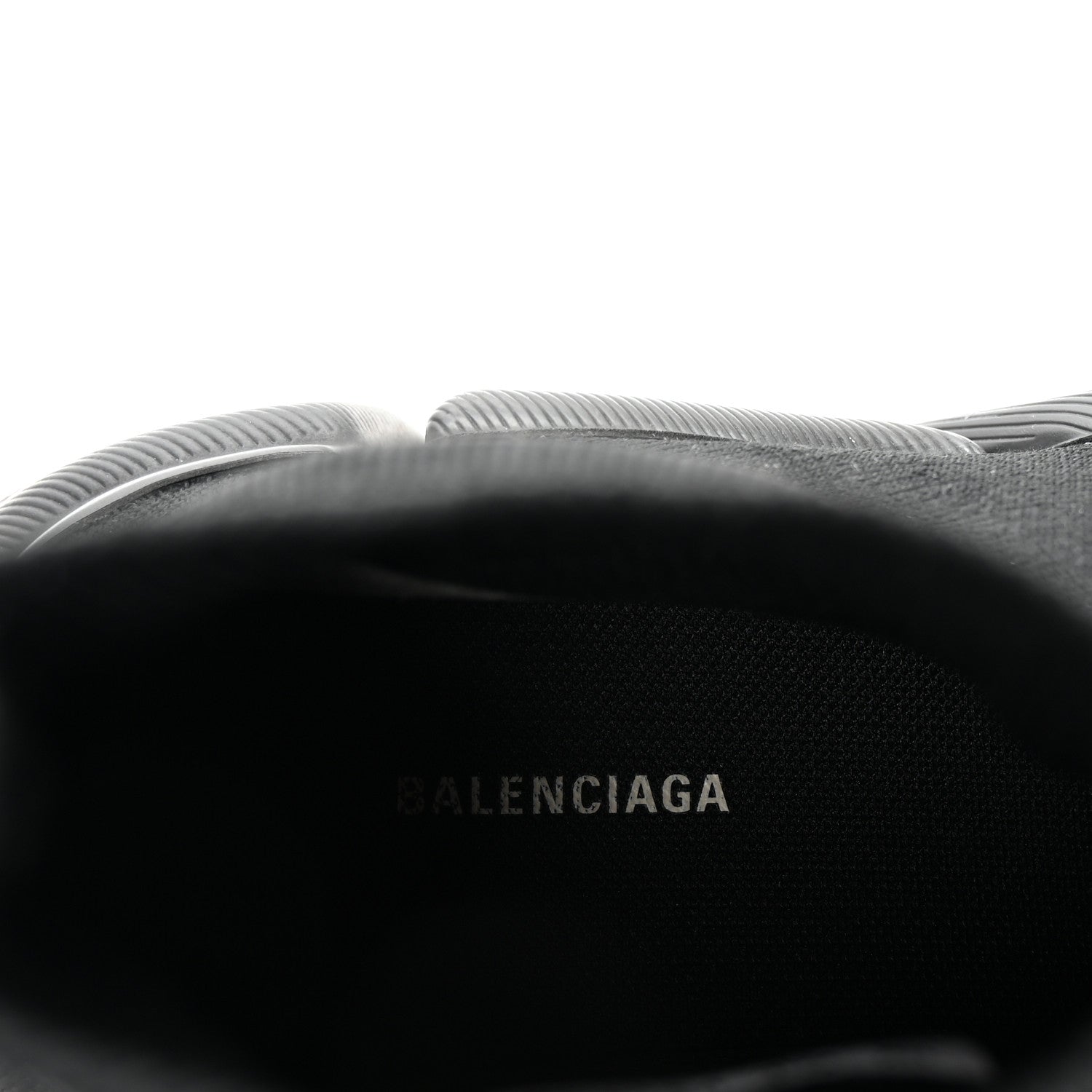 Balenciaga Technical 3D Recycled Knit Womens Speed 2.0 Sneakers 39 Monocolor Black 8 of 10