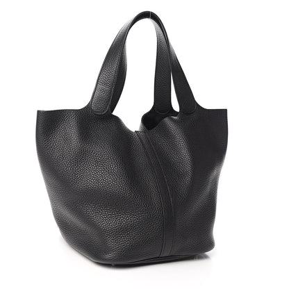 Hermes Taurillon Clemence Picotin Lock 26 GM Black 3 of 11