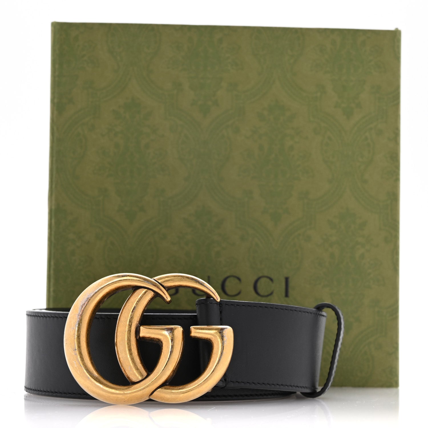 Gucci Calfskin Double G 40mm Belt 115 46 Black 9 of 9