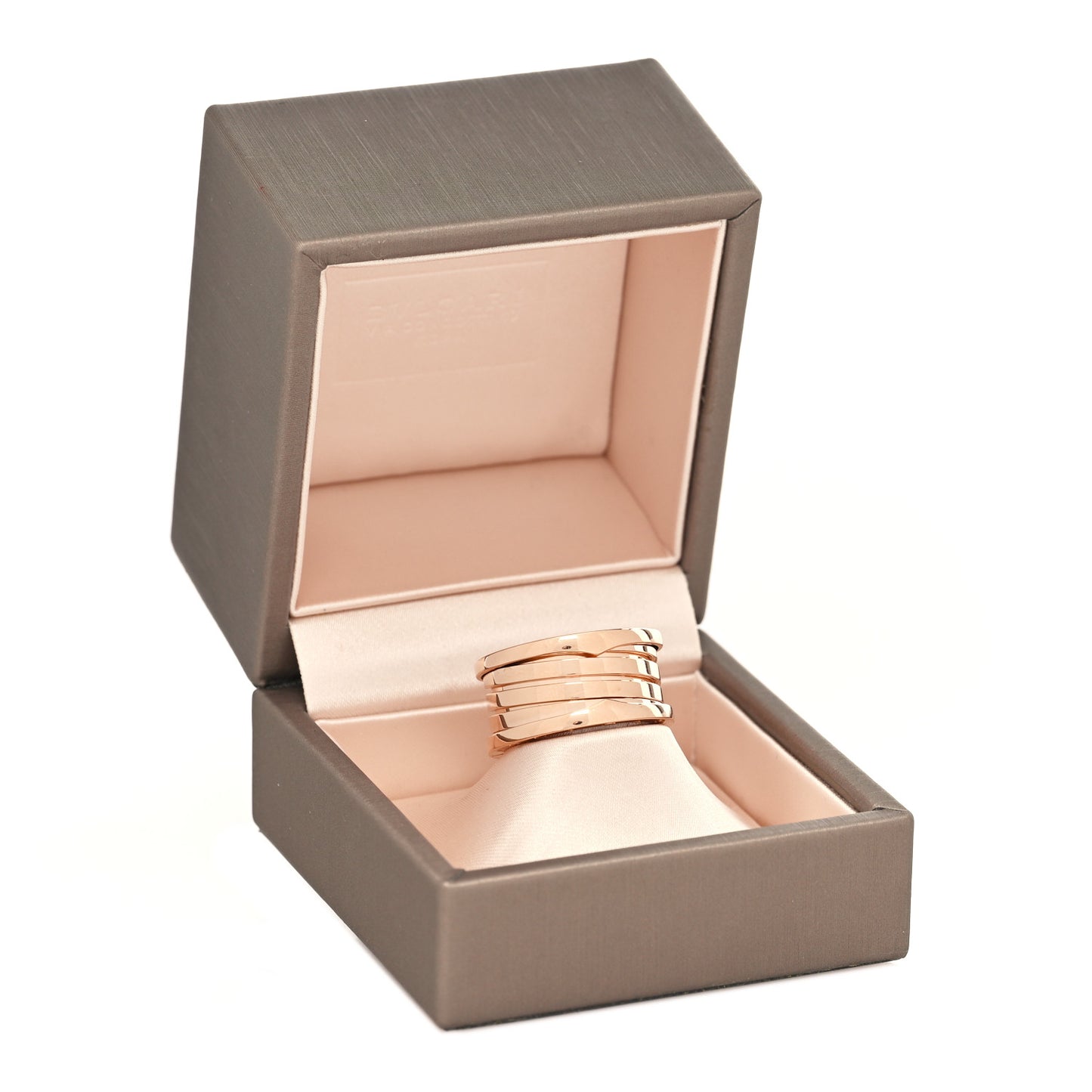 18K Rose Gold B.Zero1 Four-Band Ring 56 7.5