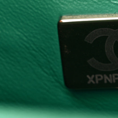 Chanel Caviar Quilted Extra Mini Coco Handle Flap Green 7 of 11