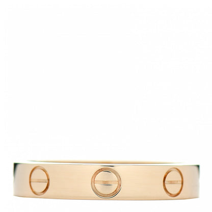 Cartier 18K Yellow Gold 3.5mm LOVE Wedding Band Ring 52 6 3 of 5