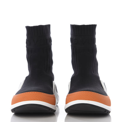 Louis Vuitton Stretch Textile LV Archlight Sneaker Boots 38.5 Black Orange 3 of 11