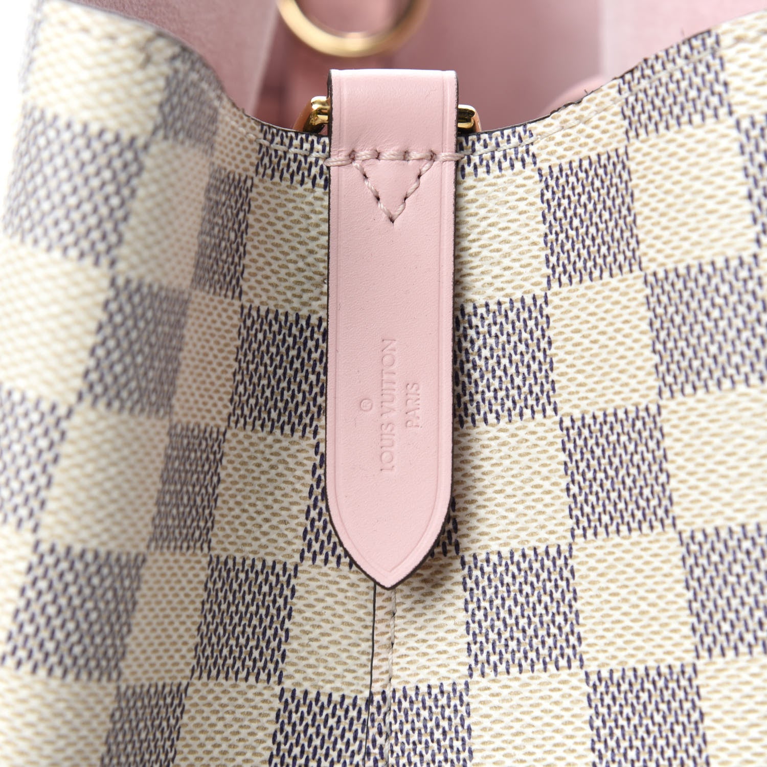 Louis Vuitton Damier Azur Neonoe MM Eau De Rose 8 of 9