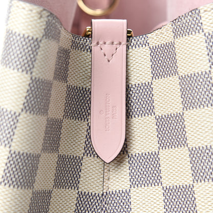 Louis Vuitton Damier Azur Neonoe MM Eau De Rose 8 of 9