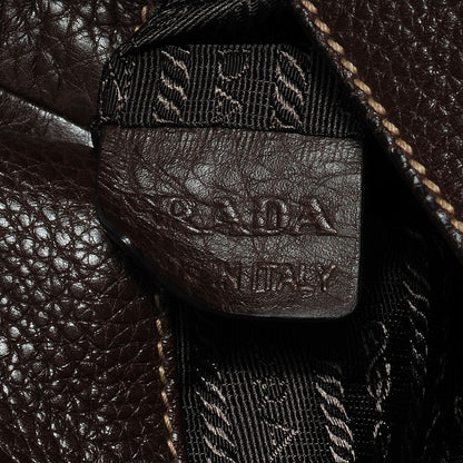 Prada Vitello Daino Rope Hobo Caffe 7 of 8