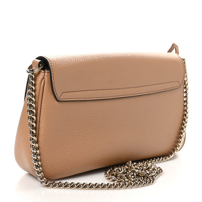 Gucci Pebbled Calfskin Medium Soho Flap Crossbody Camelia 3 of 10