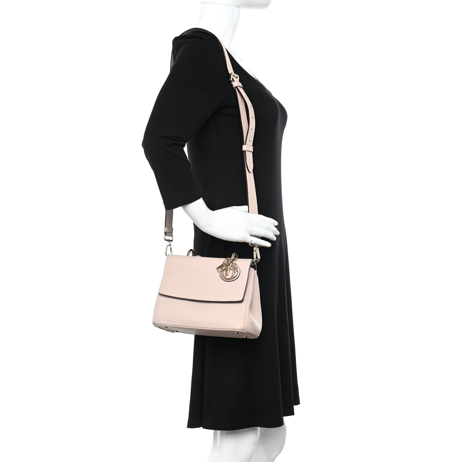 Christian Dior Bullcalf Mini Be Dior Flap Rose Poudre 2 of 21