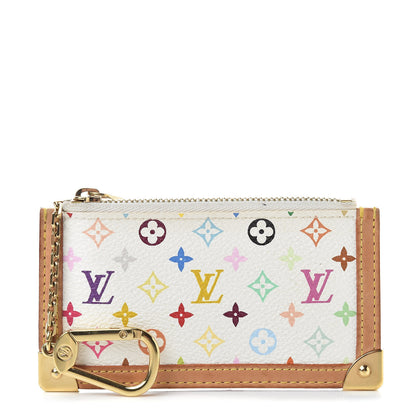 Louis Vuitton Monogram Multicolor Key Pouch White 1 of 7