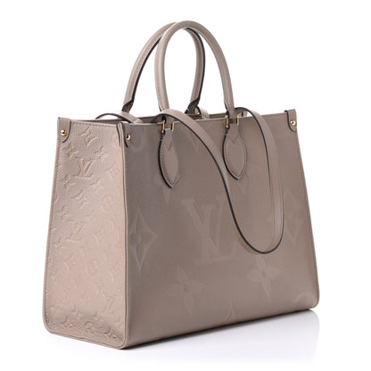 Louis Vuitton Empreinte Monogram Giant Onthego MM Tourterelle 4 of 8