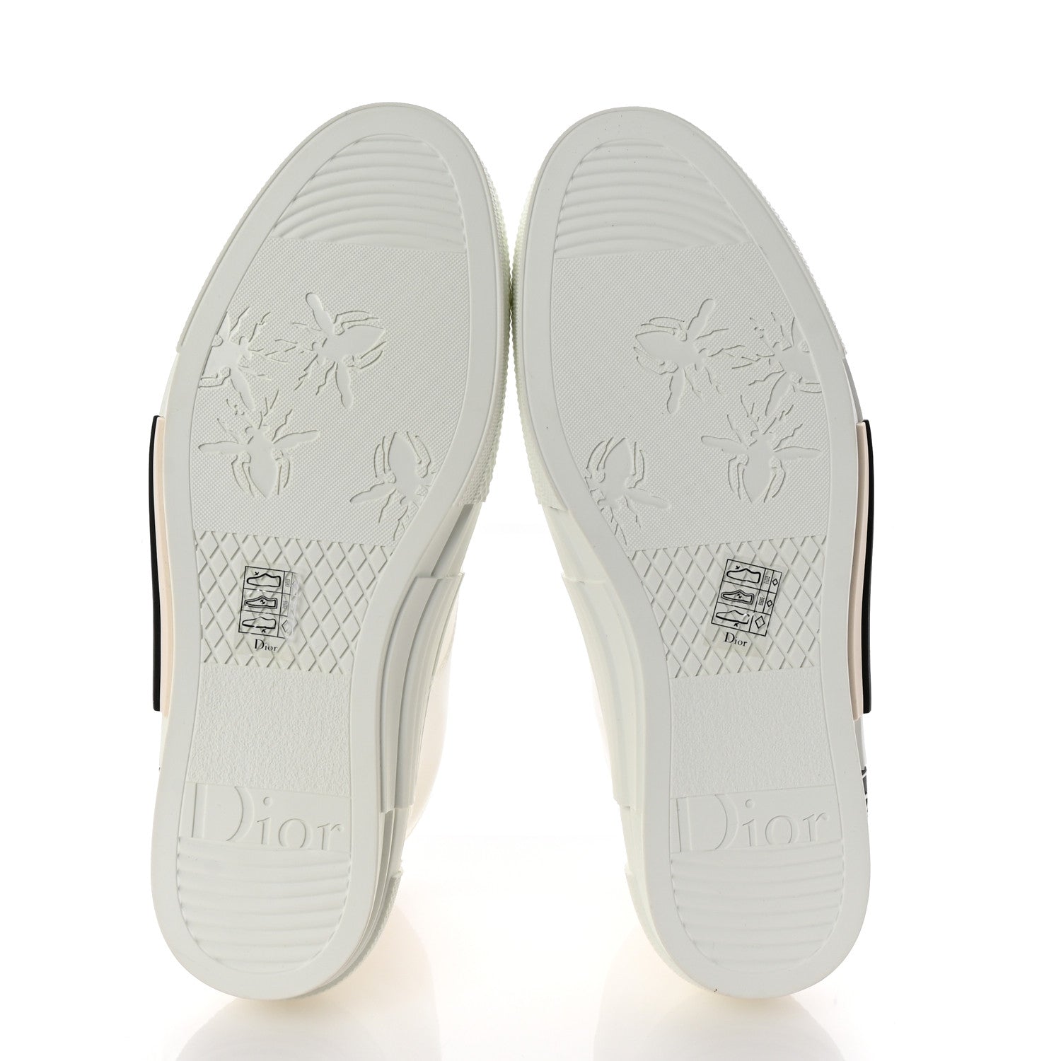 Christian Dior Canvas Mens B23 High Top Sneakers 42 White 6 of 9