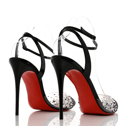Christian Louboutin PVC Patent Psychic Spikaqueen 100 Pumps 39 black 4 of 8