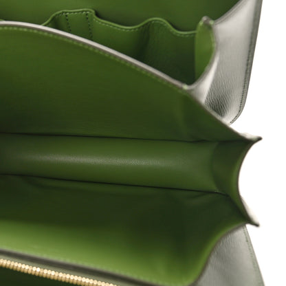 Celine Liege Calfskin Medium Classic Box Flap Bag Light Khaki 5 of 8