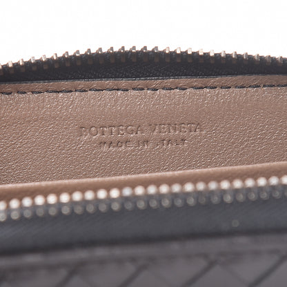 Bottega Veneta Nappa Intrecciato Zip Around Card Holder Black 6 of 8