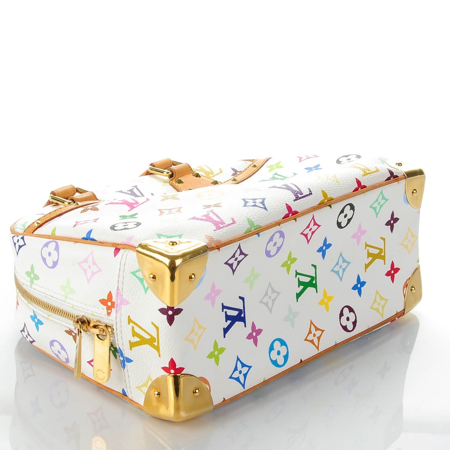 Monogram Multicolor Trouville White