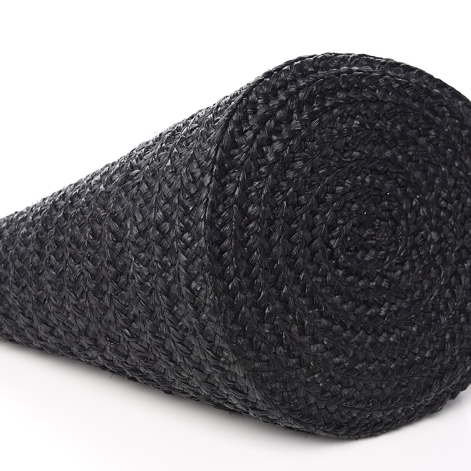 Saint Laurent Raffia Medium Panier Bag Black 7 of 9