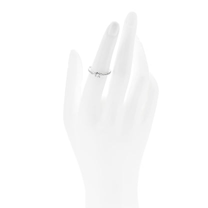 Tiffany Platinum Diamond .47ct Round Brilliant Harmony Engagement Ring 51 5.75 2 of 7