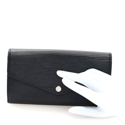 Louis Vuitton Epi Sarah Wallet NM Black 2 of 6