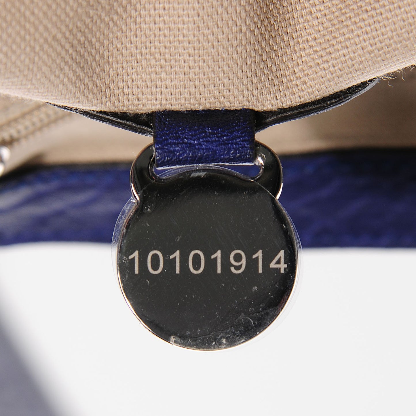 Shrunken Calfskin Medium Alexa Indigo