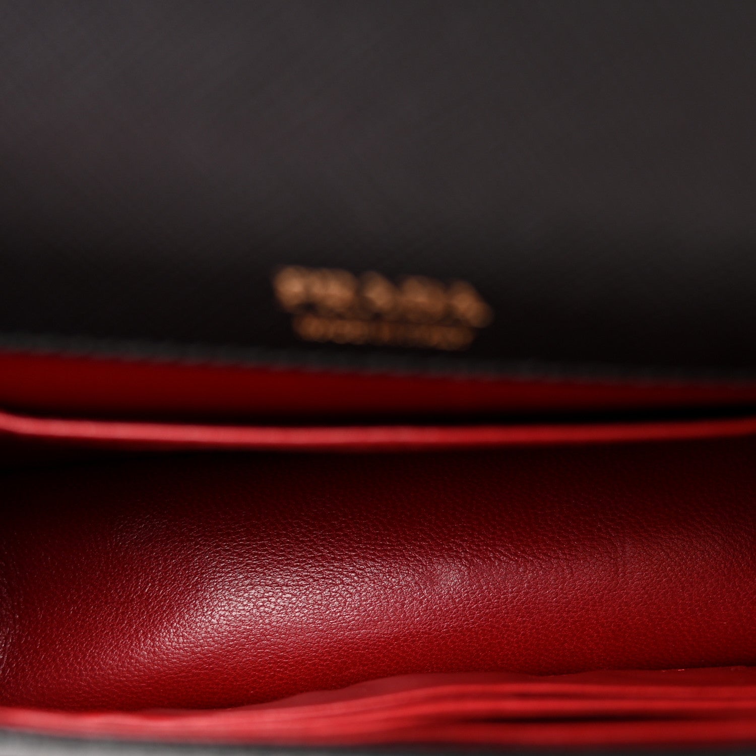 Prada Saffiano Lux Monochrome Chain Wallet Black 6 of 10