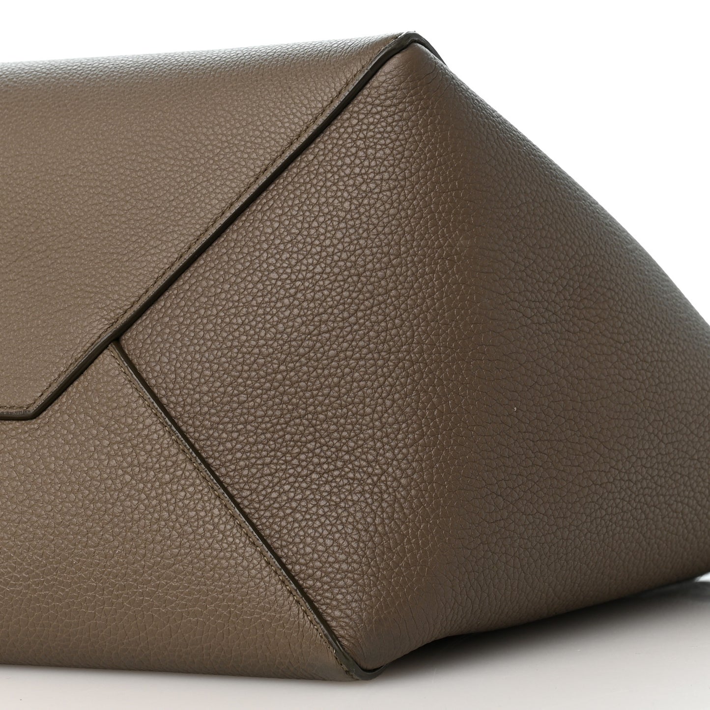 Soft Grained Calfskin Medium Belt Cabas Phantom Taupe