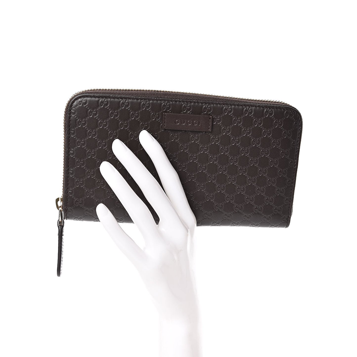 Microguccissima Zip Around Wallet Testa di Moro