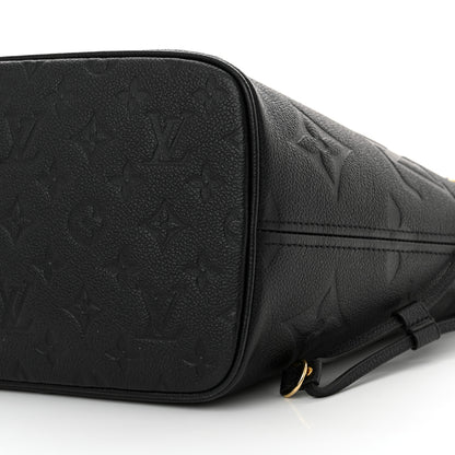 Louis Vuitton Empreinte Monogram Giant Neverfull MM Black 10 of 13