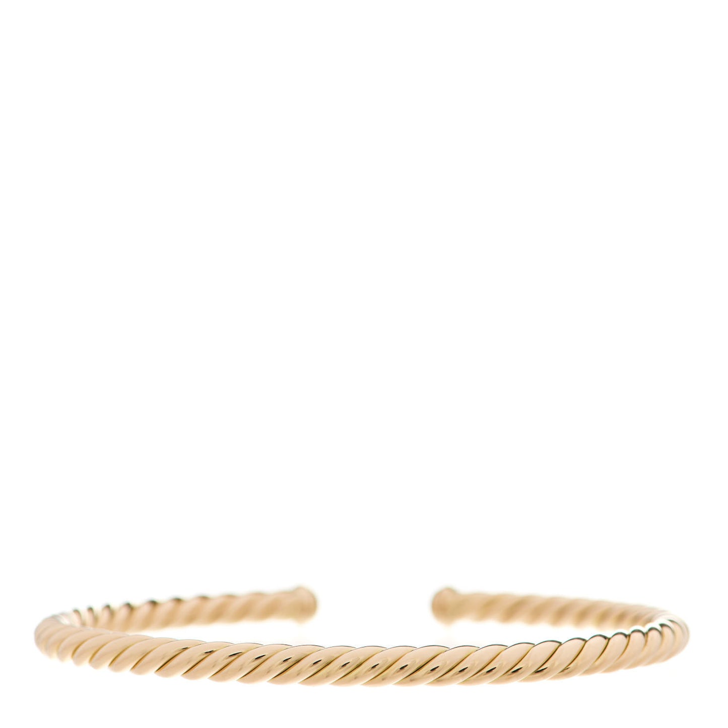 18K Yellow Gold 4mm Cablespira Bracelet