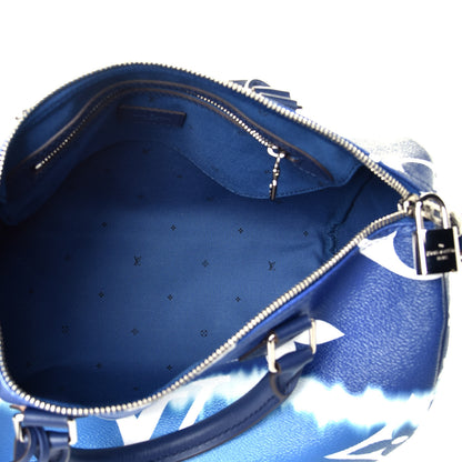 Louis Vuitton Monogram Escale Speedy Bandouliere 30 Blue 6 of 10