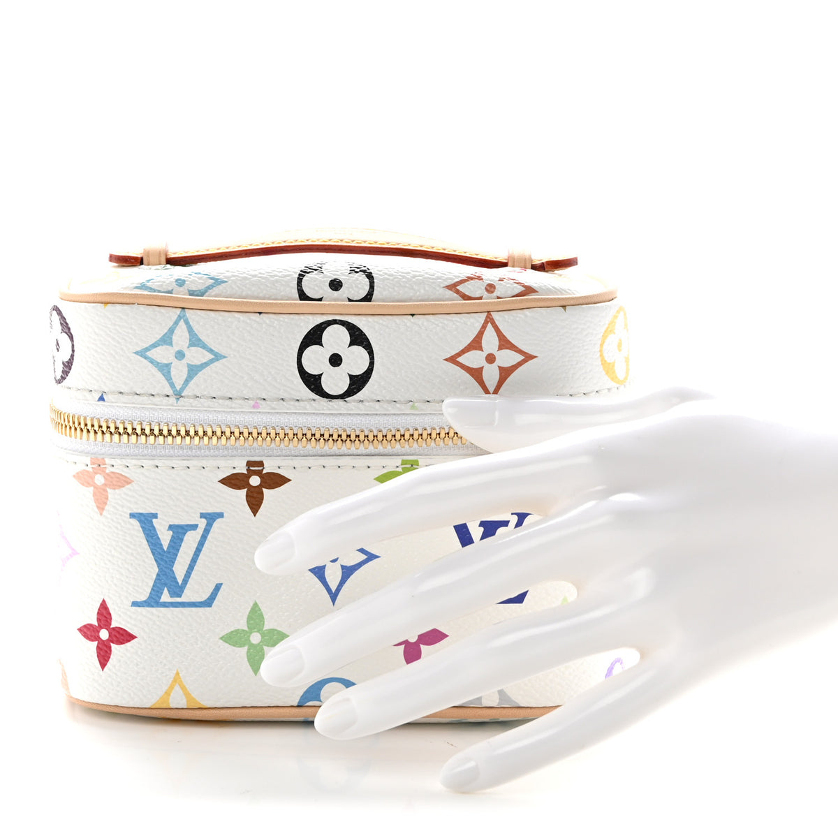 Louis Vuitton LV x TM Monogram Multicolor Nano Nice White 2 of 6