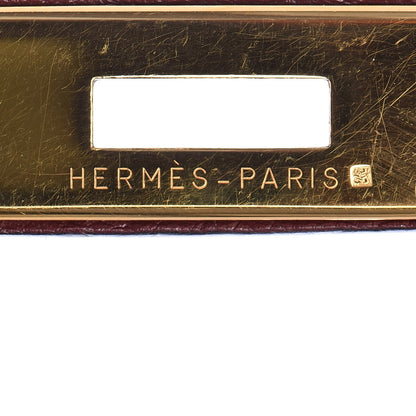 Hermes Fjord Kelly Sellier 35 Rouge H 23 of 36