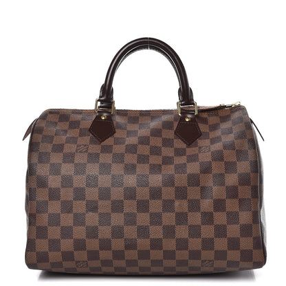 Louis Vuitton Damier Ebene Speedy 30 1 of 9