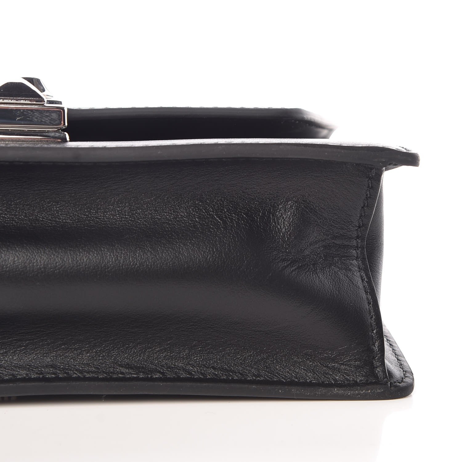 Prada City Calfskin Saffiano Racing Logo Elektra Shoulder Bag Black Verde 8 of 9