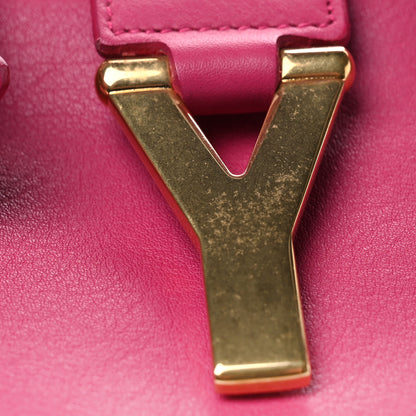 Saint Laurent Calfskin Small Classic Y Cabas Fuchsia 11 of 11